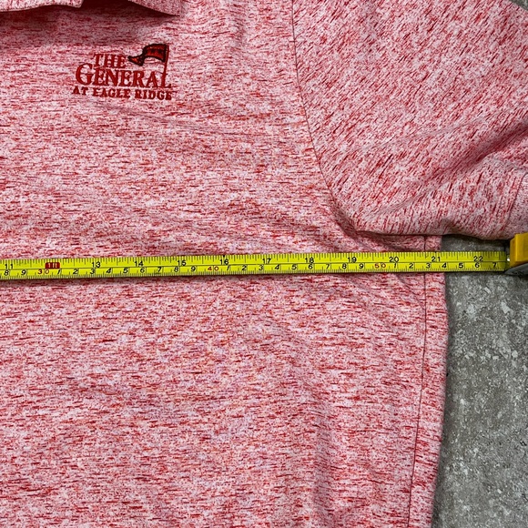 Cutter & Buck Heathered Red Polo Shirt - Picture 6 of 6